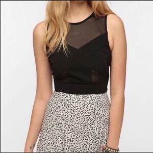 Urban Outfitters mesh bandage cropped top